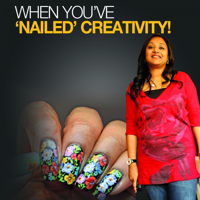 When you’ve ‘nailed’ creativity!